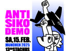 AntiSiKo rallies and demonstrations on 15.2.2025 in downtown Munich